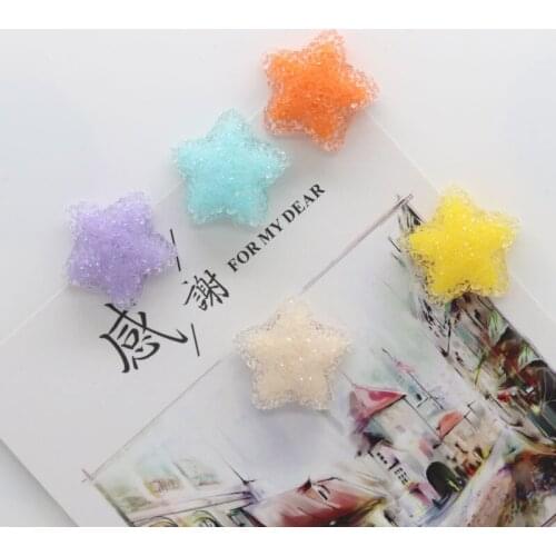 Fridge magnet 20mm star shape shiny candy pink yellow kids like colorful whiteboard decoration magnetic sticker paper fixer