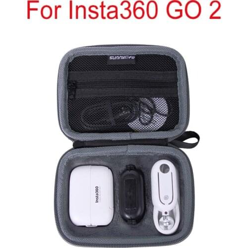 Portable Camera Mini Storage Bag For Insta360 GO 2 Carrying Case Handbag Protective Box Action Camera Accessories