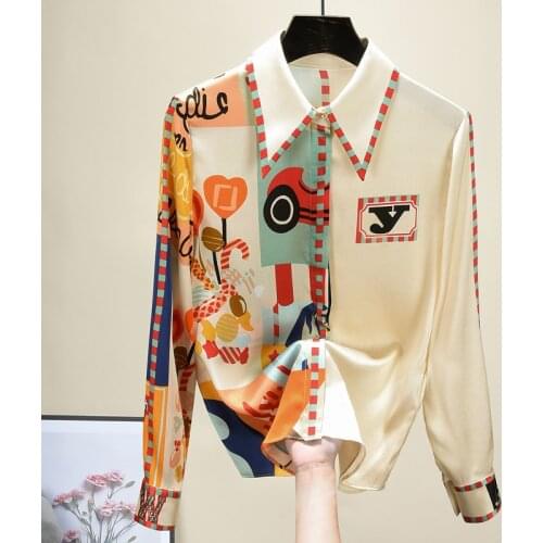 MLNRFZ Printed Blouses