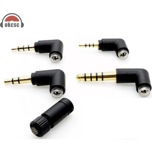 OKCSC Multifunction 5 In 1 Kit The Awesome Plug 2.5mm/4.4mm Balanced 3.5mm 3/4 Pole HiFi Adapter Set Accessories