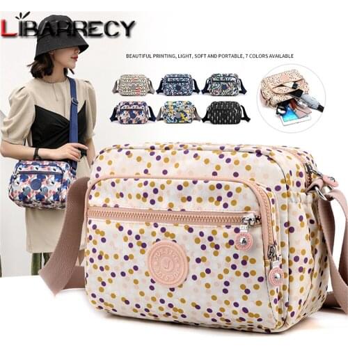 Fashion Pattern Designer Women Messenger Bags 2021 New Womens Travel Wallet High Quality Nylon Ladies Shoulder Bag Bolso Mujer