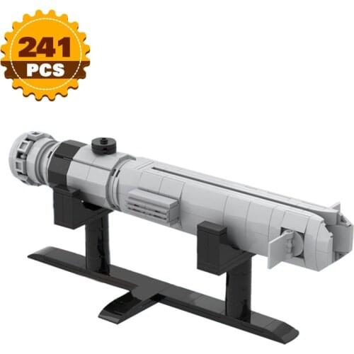 MOC Weapon Laser Lightsaber Set Movie Figures General Robot Ahsokeing Model Combat Building Blocks Kids Toys Xmas Gift