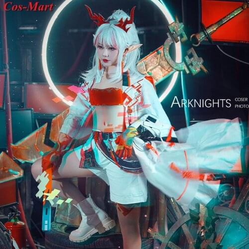 New Hot Game Arknights Nian Cosplay Costume Ancient Forge Fashion Combat Uniform Female Halloween Party Role Play Clothing S-L