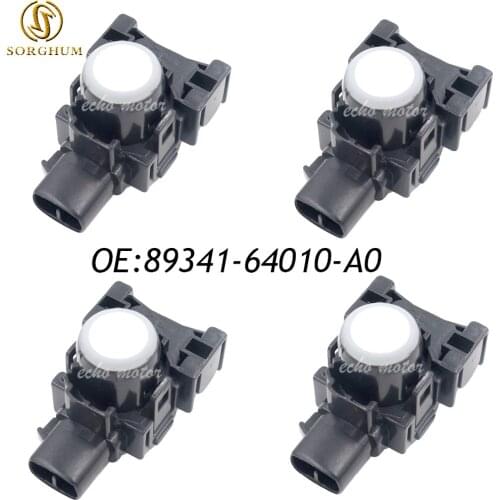 New 4PCS 89341-64010-A0 PDC Parking Sensor Reverse For Toyota 4Runner 2013-2014 4.0L 89341-64010