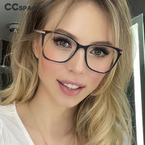 48319 Luxury Square Glasses Frame Anti-Blue Light men women Optical Fashion Computer Eyeglasses