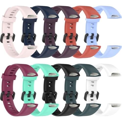 Adjustable Smart Bracelet Silicone Strap Wristbands for Huawei Band 4/Honor Band 5i Smart Watch Strap Wristband