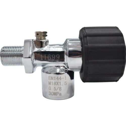 30Mpa 4500Psi PCP Scuba Diving Tank Valve Air Filling Station Refill Adapter Carbon Fiber Cylinder M18x1.5 G 5/8