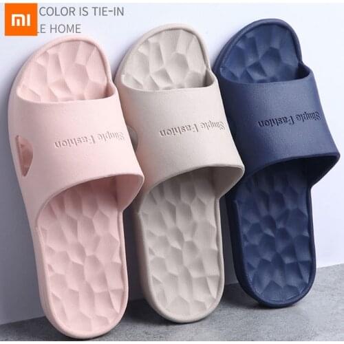 7Colors Xiaomi Youpin Slippers Lightweight Comfortable Bathroom Slip Slipper Shoes For Male Female Slippers Indoor soft slippers