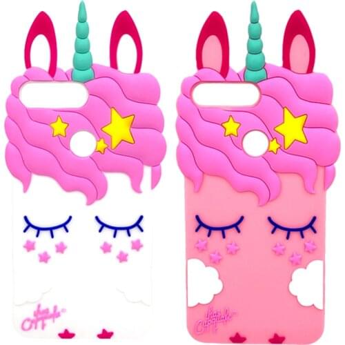 Silicone Cover For Huawei Honor 7A Pro Case 5.7" Y6 Prime 2018 Cute Unicorn Cases For Huawei Honor7A pro 7Apro Y 6 2018 Fundas
