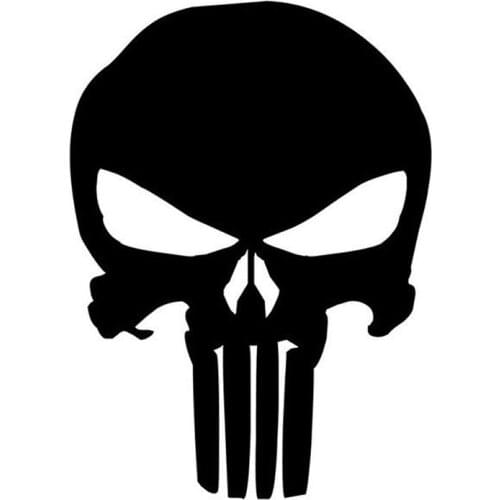 Reflective Car Stickers Phantom Ghost Rider Skull Devil Skull Glue Sticker Car Body Fuel Tank Cap Oem 9.5 PVC 14 Not Packaged