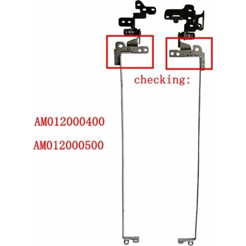 YALUZU Laptops Replacements LCD Hinges Fit For Acer One 722 AO722 hinges AM012000400 AM012000500 Hinge Set Left + Right