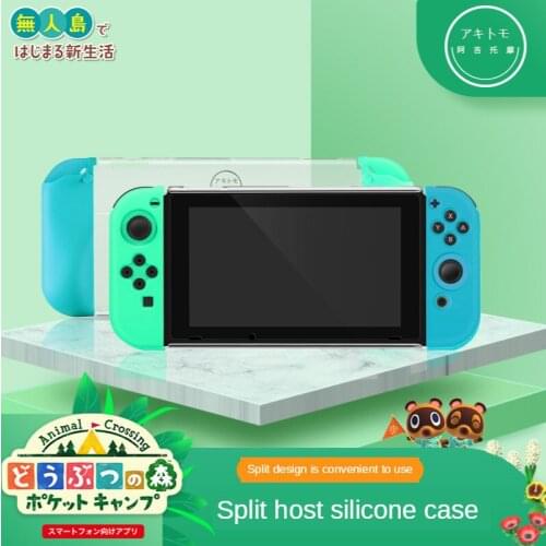 Protective Case for Nintendo Switch Mainframe Shell Joy-con Silicon Rubber Sleeve NS Split Crystal Case