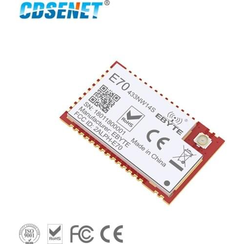 Star Networking CC1310 433mhz SMD Wireless Transceiver E70-433NW14S IoT 14dBm 433 mhz IPEX Antenna Transmitter and Receiver