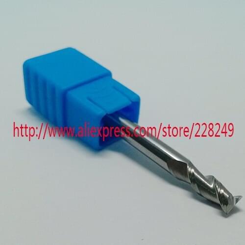 1pc D6*15*D6*50 HRC50 2 Flutes Flat End Mills For Aluminum CNC Milling Tools Router bits