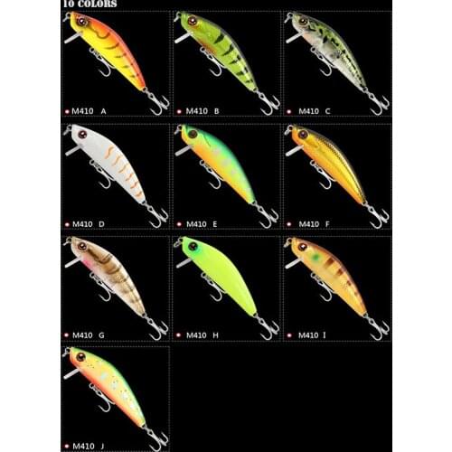 10Pcs/set 6.5cm/6.5g Lure Bait Stream Hard Bait Mandarin Fish Bionic Bait 3D Eyes Fishing 8# With Sharp Hook Outdoor Pesca
