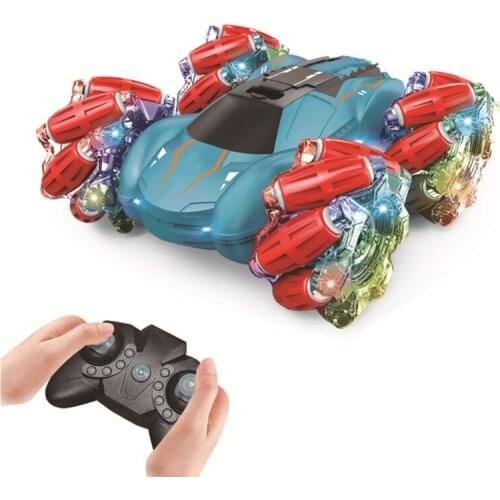 360 Degree Rotation 2.4GHz 3.7V 500mAh RC Racing Vehicle Toy Stunt Car Gift for Kids Outdoor Game RC Rollover Car