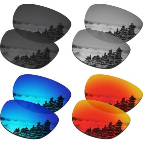 SmartVLT 4 Pairs Polarized Sunglasses Replacement Lenses for Oakley Trillbe X - 4 Colors