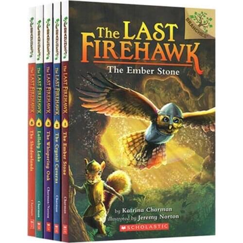 6 Books The Last Firehawk Childrens English story book help child be reader early education learning gift For kids