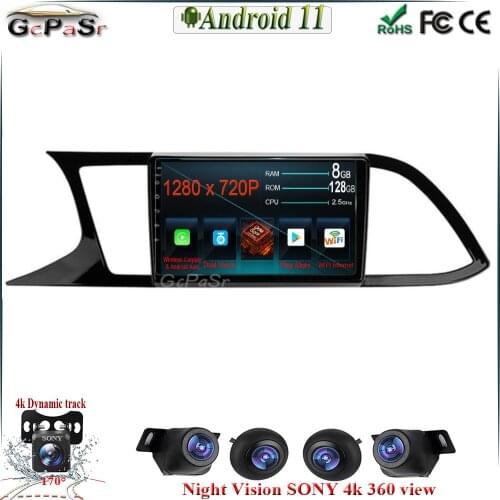 1280*720 IPS Screen 6G+128G CARPLAY Android 11 Car Radio Player For Seat Leon 3 2012 - 2020 Android Auto No 2Din No DVD