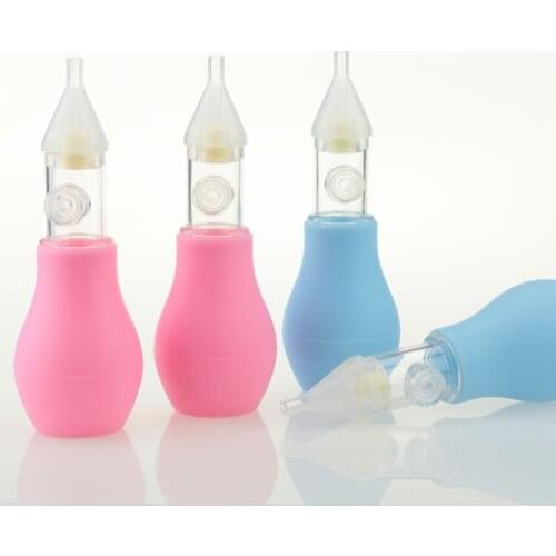 Nasal Aspirator Cleaning Snot Shit Silica Gel Soft Head Anti-Reflux Sniffing Useful Product
