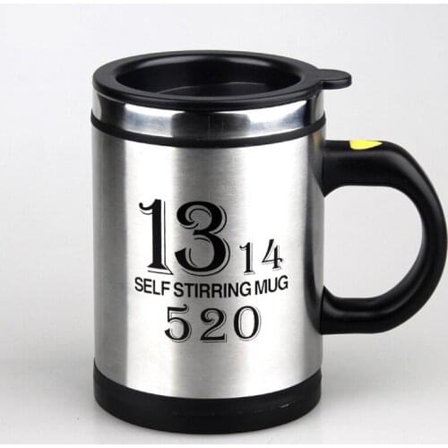 New style Automatic mixing coffee cup brand stainless steel cup self stirring electric coffee mug Caneca jarra Free shipping