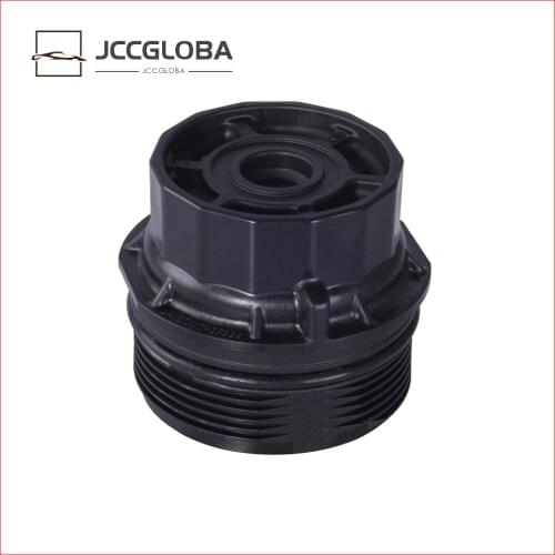 Black oil filter housing cover assembly for Toyota Prius Matrix Lexus CT200h Scion iM XD 15620-37010