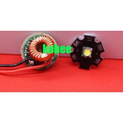 CREE XML2 LED XM-L2 T6 U2 10W WHITE Neutral White Warm White LED Emitter 20MM Aluminum PCB+Input 12V LED driver