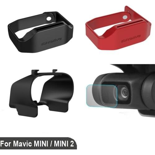 DJI Mavic Mini 2/Mini Accessories Lens Hood Protective Cover Propeller Holder Stabilizer Tempered Glass Film for Mini2 Accessory