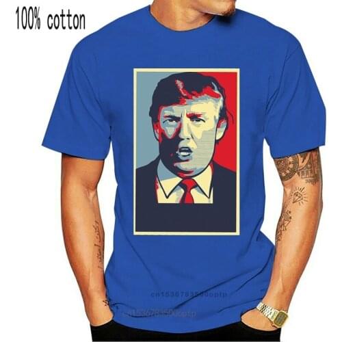 Donald Trump Hope Poster T-shirtShort Sleeve TOP TEE Fashion Summer Top Tee