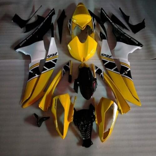 Mold Fairing kit for YAMAHA YZFR6 2008 2009 2010 2014 2015 black YZF R6 08 09 10 11 12 13 14 15 YZF600 ABS yellow Fairings set