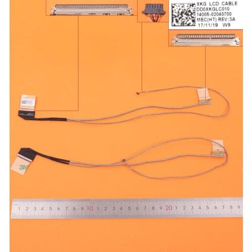 New LCD LED Video Flex Cable For ASUS VivoBook X510 A510UA X510UN X510UR DD0XKGLC020，ORG