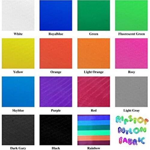 Professional High Quality 2m x 1.5m 40D Ripstop Nylon Kite Cloth Pre-cut Diy Kite Fabric