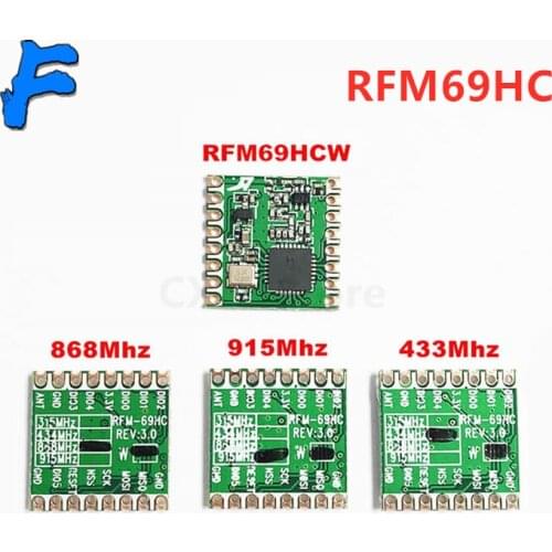 RFM69 RFM69HC RFM69HCW Programmable 433Mhz 868Mhz 915Mhz RF Transceiver Module HopeRF ORIGINAL replace RFM22B