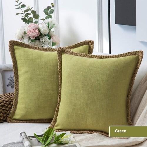 Handmade Luxury Moroccan Style Cushion Wool Tassels Boho Style Ethnic Colorful Pillow Home Living Room Decoration