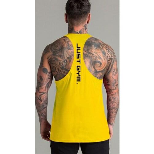 Gym Cotton New Tank Tops Men Fashion Casual Brand Vest Singlet Muscle Undershirt Clothing Bodybuilding Fitness Sleeveless Shirt