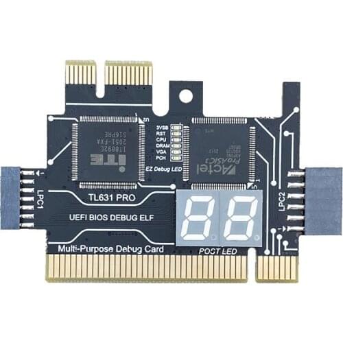 TL631 Pro Universal Laptop PC PCI PCI-E Mini PCI-E LPC Motherboard Diagnostic Analyzer Tester Debug Cards For ASUS COM Apple LPC