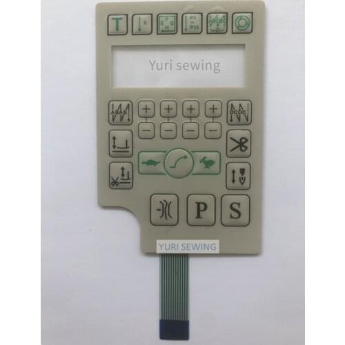 ZOJE HMC industrial sewing machine part HULONG WR control box panel sheet operation board membrane sticker switch paper