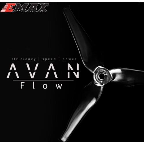 20pcs EMAX AVAN Flow 5x4.3x3mm 5 Inch 3 Blades Propeller Props 5CW 5CCW For RC Drone (10 pair)