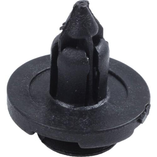 30 pieces Plastic Parts 8 mm Black Hole Bumper Rivet Clip Closure