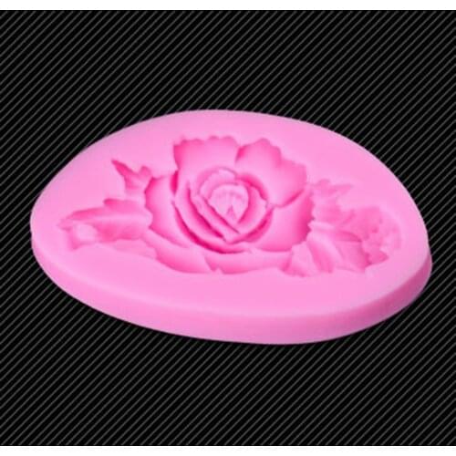 3D silicone mold rose flower shaped Silicone Fondant Mold Cake Chocolate Party cake decorating tool hot sale