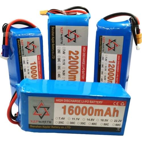 3S RC LiPo battery 3S 11.1V 10000mAh 12000mAh 16000mAh 22000mAh 25C For RC Airplane Drone Boat 11.1V LiPo 3S