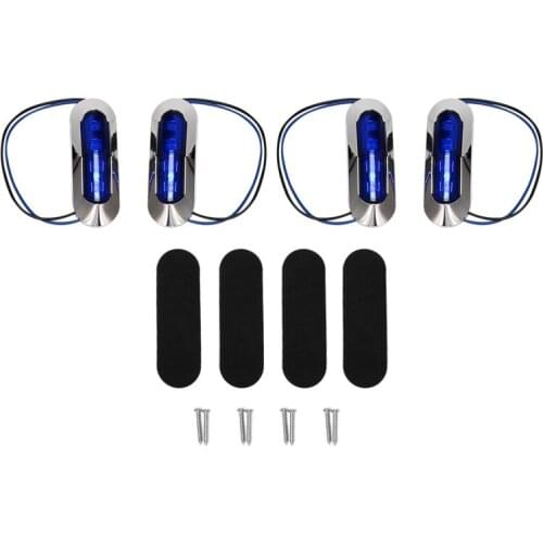 Marine Boat Light Cockpit Decoration Light Boat Navigation Light for Boat Yacht Fishing Pontoon 12V 24V 4Pcs