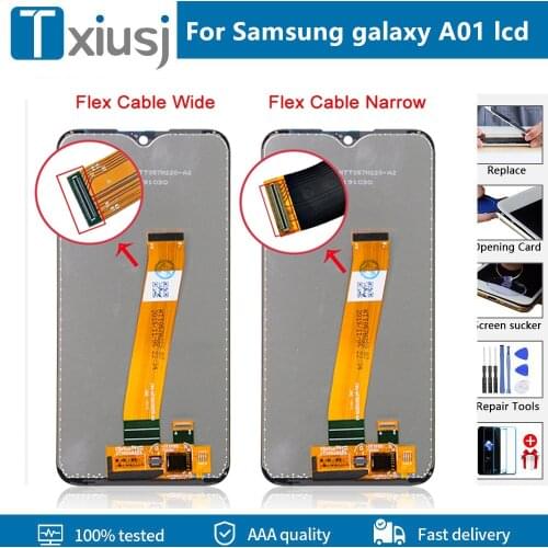 5.7'' Brand new For Samsung galaxy A01 lcd Digitizer A015F/D A015GF A015FD A015M Display Touch Screen with frame Digitizer
