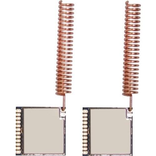 4pcs RF4463PRO+Antenna 433mhz Si4463 100mW 20dBm 1.5km anti-interference Transmitter and Receiver rf Module 433/470/868/915 MHz