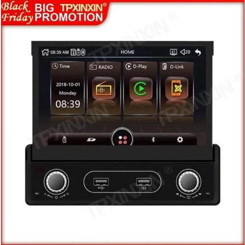 16G 7 inch Android 10.0 Car Multimedia Player 1 DIN Universal GPS Navigation Headunit Auto Radio Audio Stereo Support Head Unit