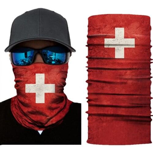 National Flag Neck Gaiter Outdoor Multifunctional Bandana 3D Seamless Buffs Tube Scarf Headband hijab Men Women Mask Mascarillas