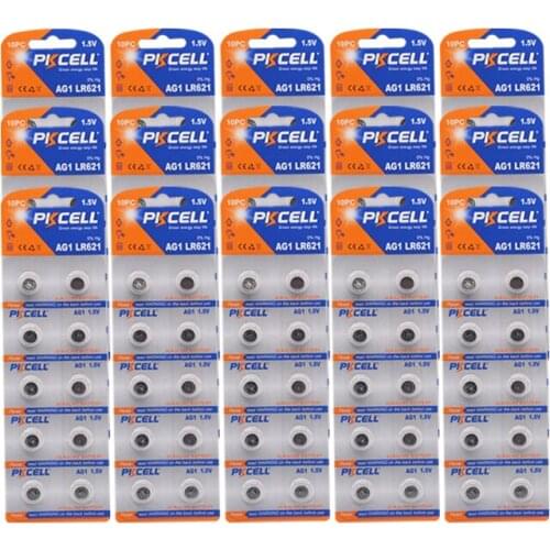 150Pcs AG1 LR60 164 621 LR621 1.5v battery Button cell Batteries LR60 SR621 Alkaline Battery For calculators Remote Control