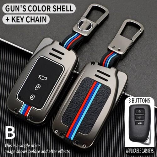 Car Key Cover Case For Lexus NX GS RX IS ES GX LX RC 200 250 350 LS 450H 300H Key Auto Case keychain keyring Accessories