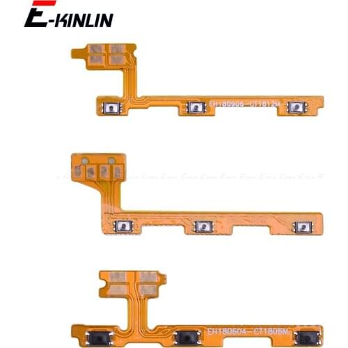 Switch Power ON OFF Key Mute Silent Volume Button Ribbon Flex Cable For HuaWei Honor View 20 Note 10 9 9i 9 8C 8X Max Pro Lite