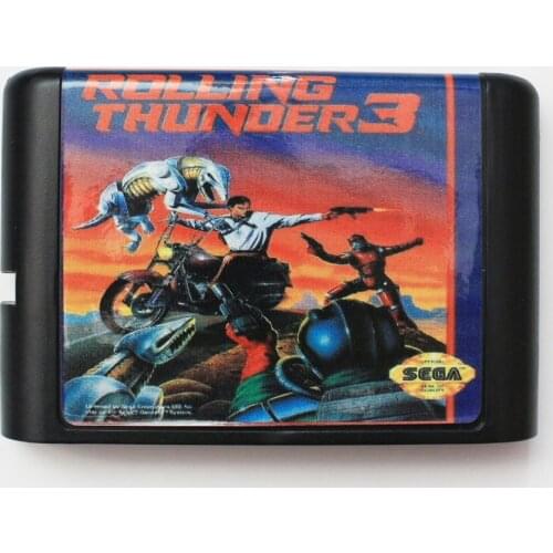 Rolling Thunder 3 16 bit SEGA MD Game Card For Sega Mega Drive For Genesis